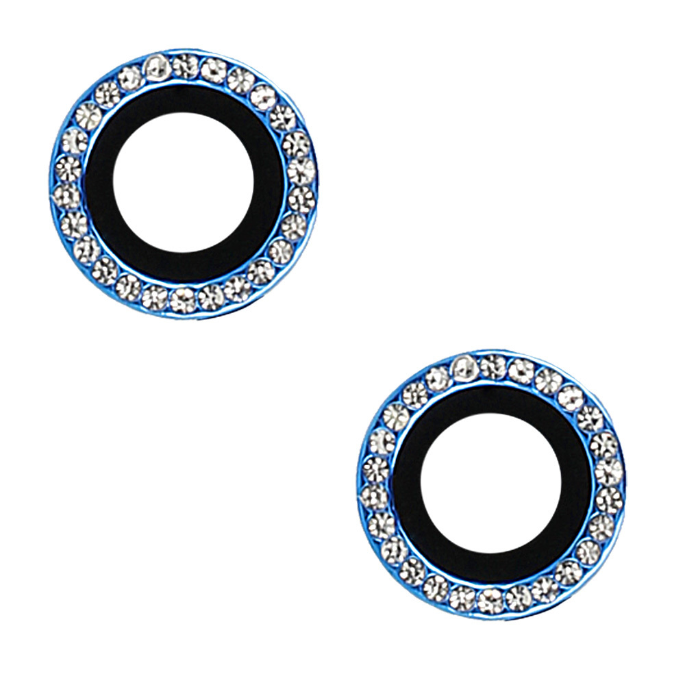 Levně Tvrzené sklo HARD DIAMOND pro fotoaparát (LENS) pro Iphone 13 - 13 Mini blue (2 kusy)