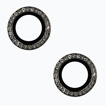 Tvrzené sklo HARD DIAMOND pro fotoaparát (LENS) pro Iphone 15 - 15 Plus černé (2 kusy)