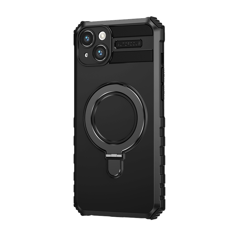 Levně Tel Protect Armor Magsafe Metal Ring Case pro Iphone 15 Plus černý
