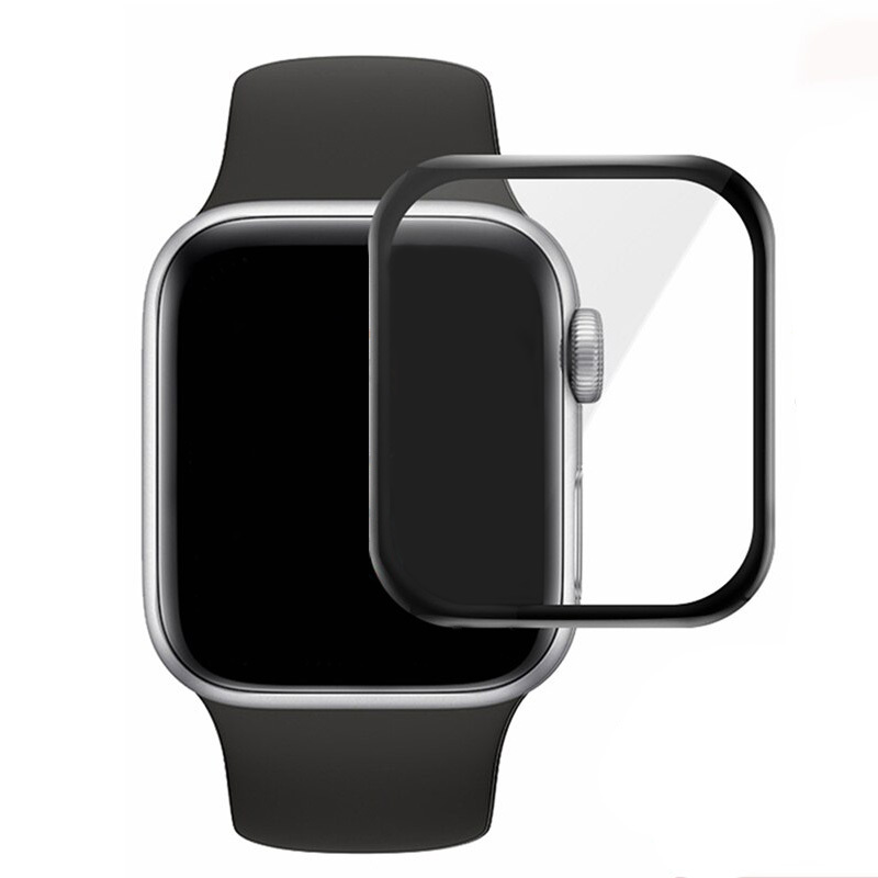Levně Tvrzené akrylátové sklo Full Glue pro Apple Watch SE 44 mm