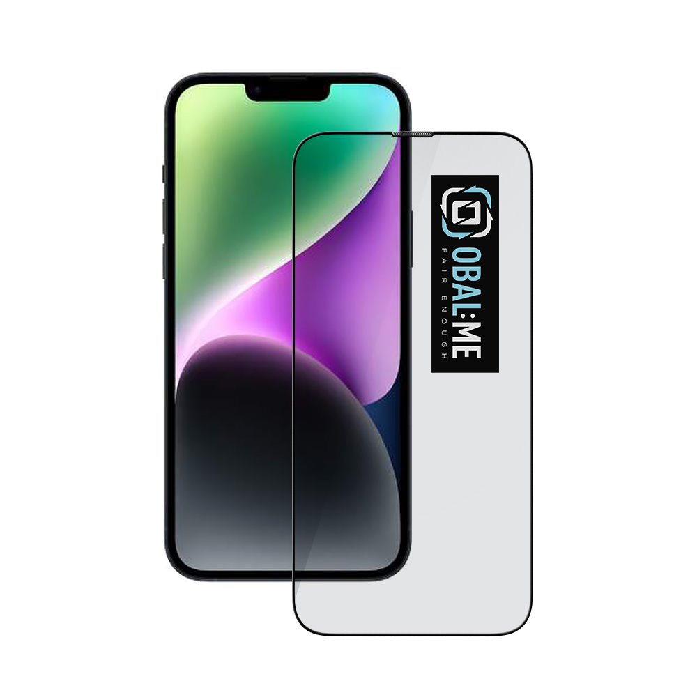 Levně Obal:Me 5D Tvrzené Sklo pro Apple iPhone 13 Pro Max/14 Plus Black