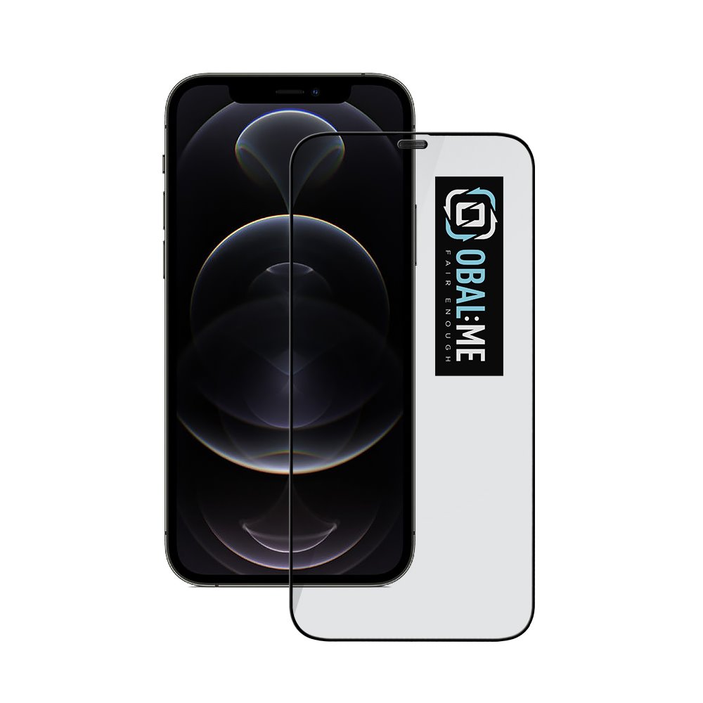 Levně Obal:Me 5D Tvrzené Sklo pro Apple iPhone 12 Pro Max Black