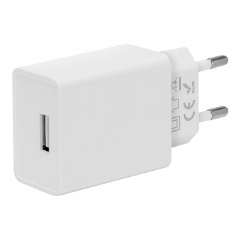 Obal:Me Cestovní adaptér USB-A 10W White