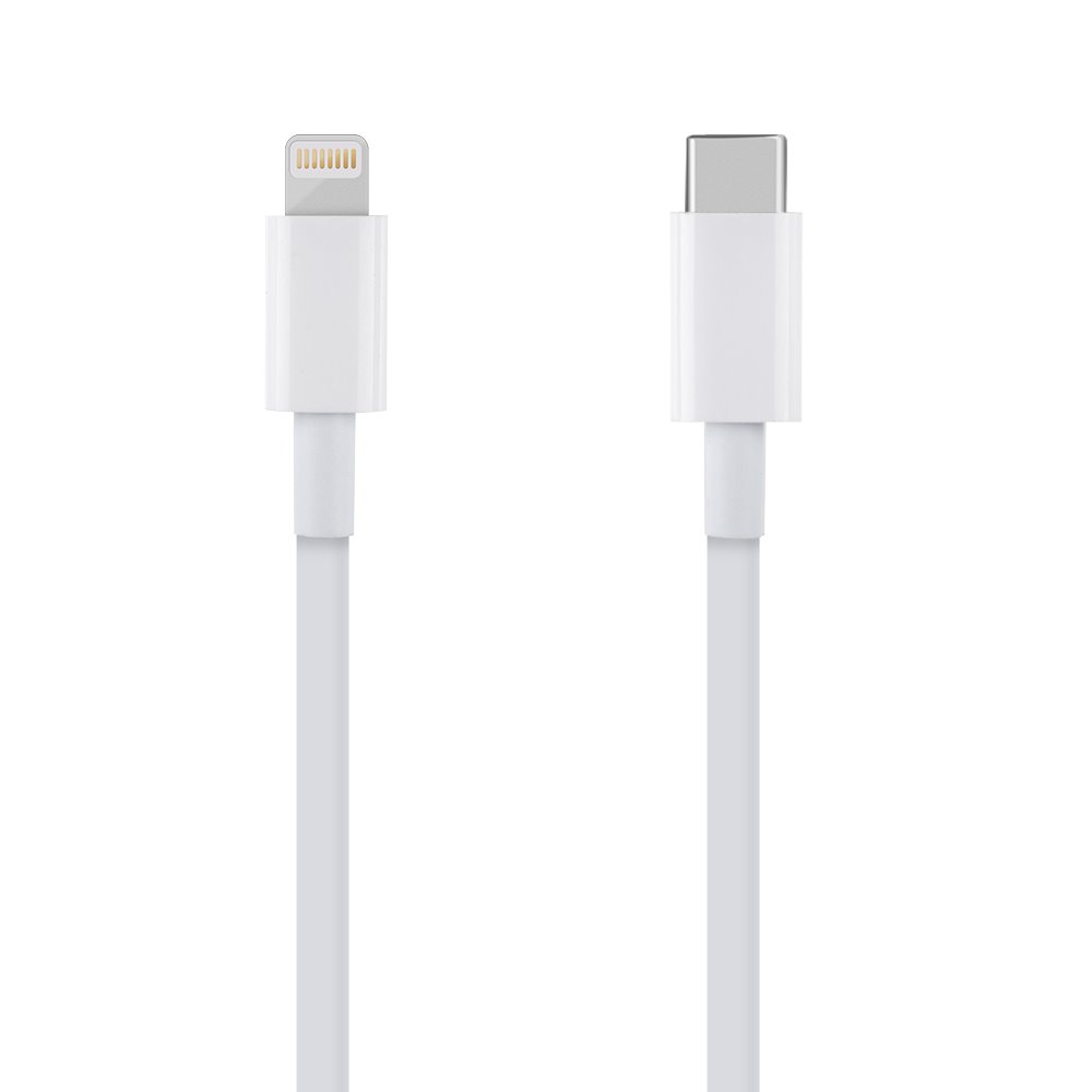 Levně Obal:Me Fast Charge USB-C - Lightning Kabel 1m White