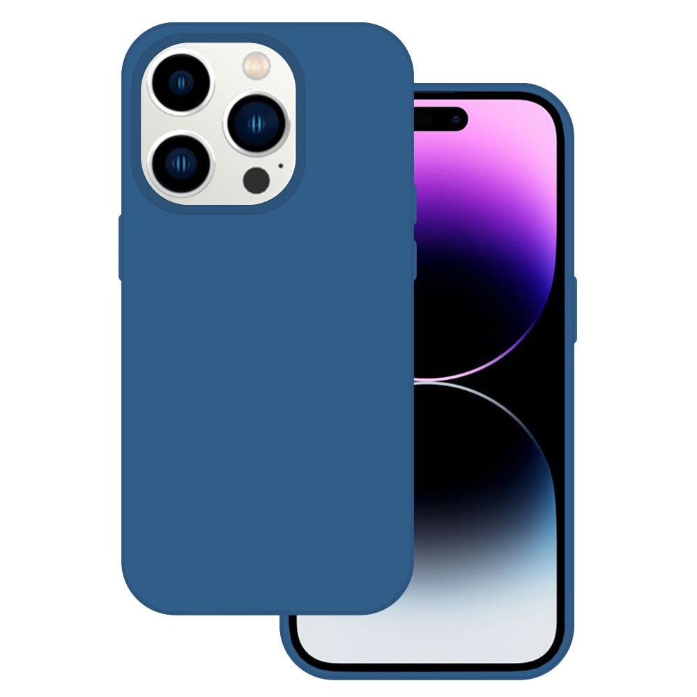 Levně Tel Protect Silicone Premium pro Iphone 14 Pro navy
