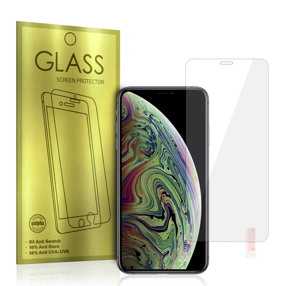 Levně Tvrzené sklo Gold pro IPHONE X - XS