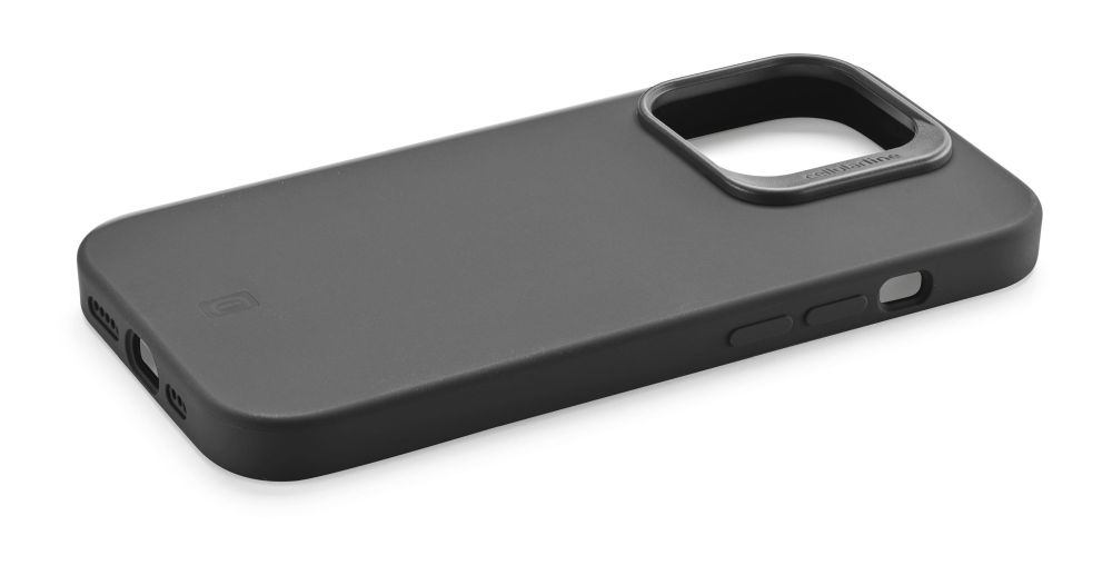 Levně Ochranný silikonový kryt Cellularline Sensation Plus pro Apple iPhone 15 Pro Max, černý