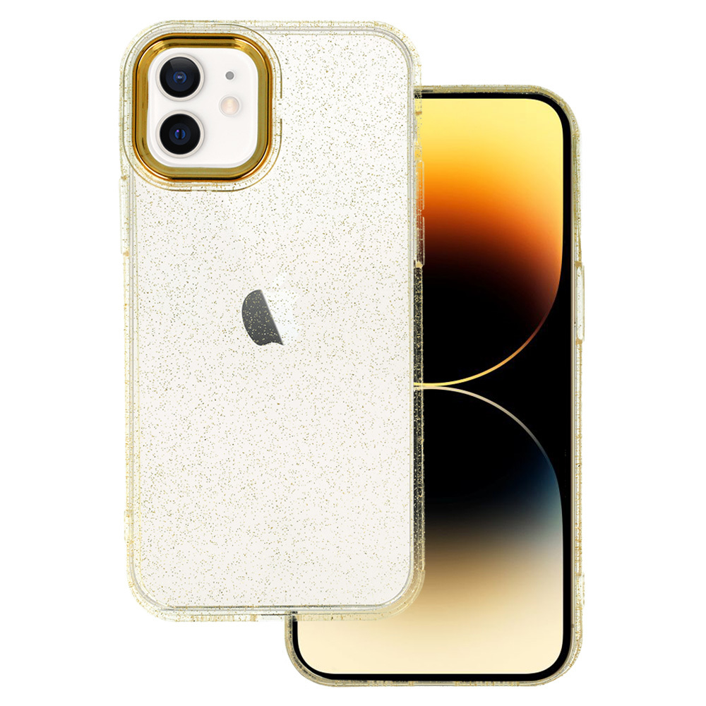 Levně Tel Protect Gold Glitter Case pro Iphone 12/12 Pro gold