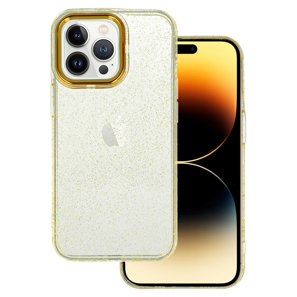 Levně Tel Protect Gold Glitter Case pro Iphone 12 Pro Max zlatý