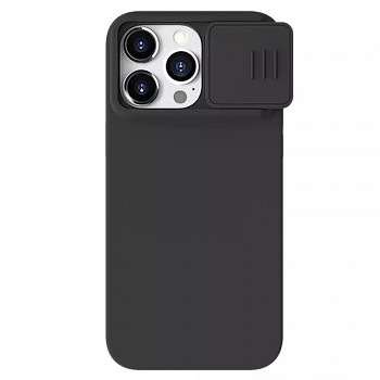 Nillkin CamShield Silky Silicone Case pro Iphone 14 Pro černý