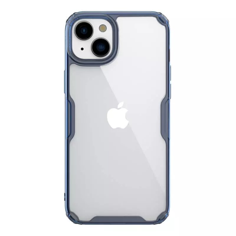 Levně Nillkin Nature Pro TPU pouzdro pro Iphone 15 Plus transparentní-modré