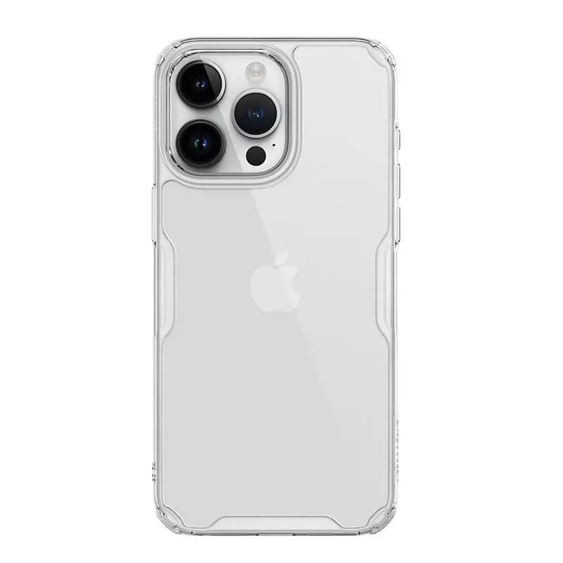 Levně Nillkin Nature Pro TPU pouzdro pro Iphone 15 Pro transparentní
