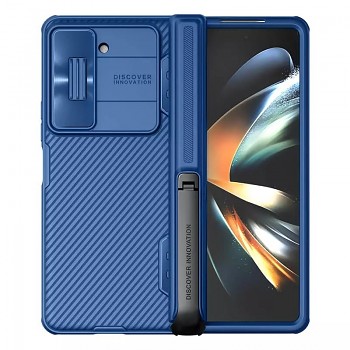 Zadní kryt Nillkin CamShield Fold pro Samsung Galaxy Z Fold 5 5G modrý