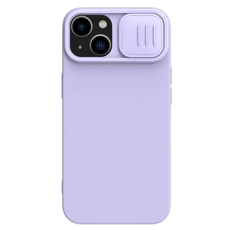 Levně Nillkin CamShield Silky Silicone Case pro Iphone 15 Plus fialový