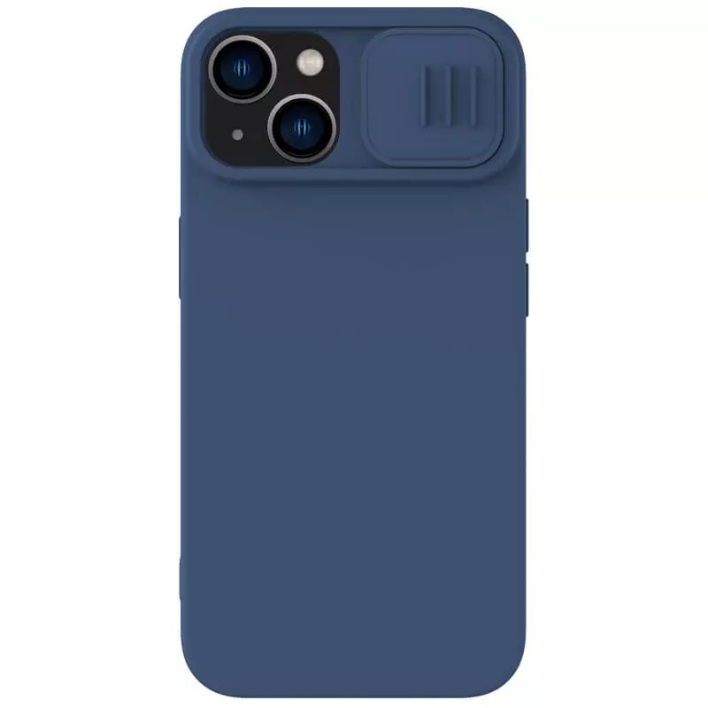Levně Nillkin CamShield Silky Silicone Case pro Iphone 15 Plus navy