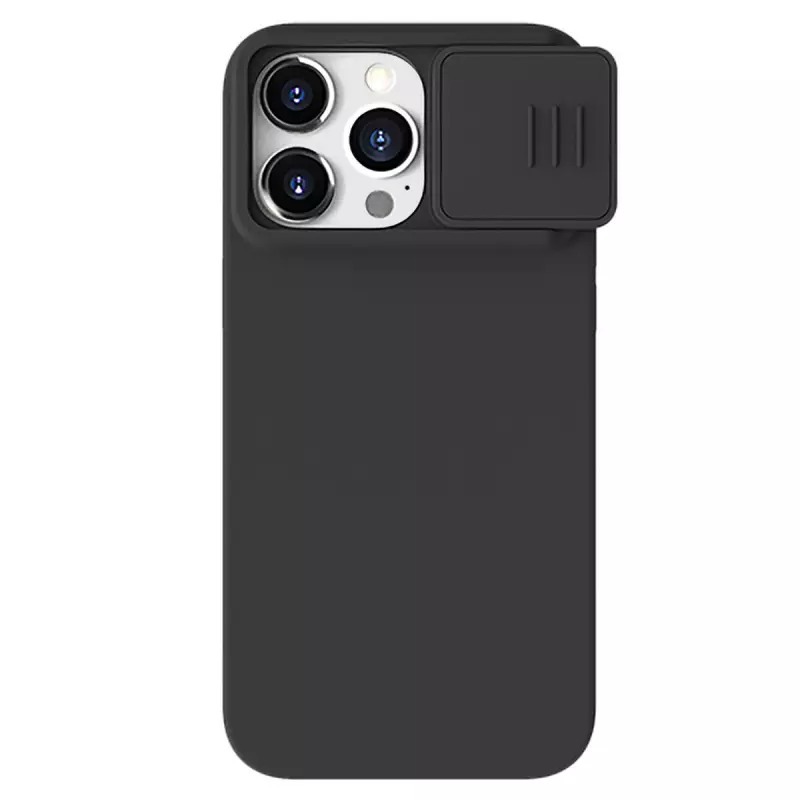 Levně Nillkin CamShield Silky Silicone Case pro Iphone 15 Plus černý