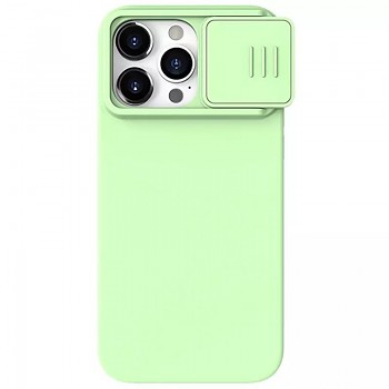 Nillkin CamShield Silky Silicone Case pro Iphone 15 Pro Max mint