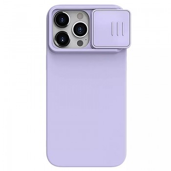 Nillkin CamShield Silky Silicone Case pro Iphone 15 Pro fialový
