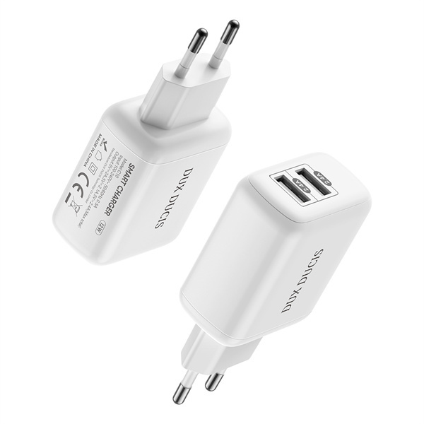 Levně Adaptér Dux Ducis C10 12W 2.4A bílý