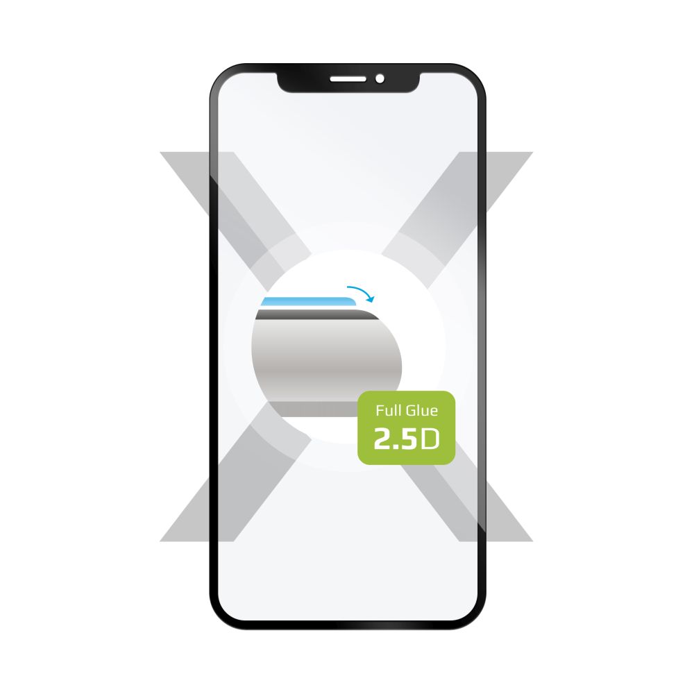Levně Ochranné tvrzené sklo FIXED Full-Cover pro Samsung Galaxy A35 5G, lepení přes celý displej, černé