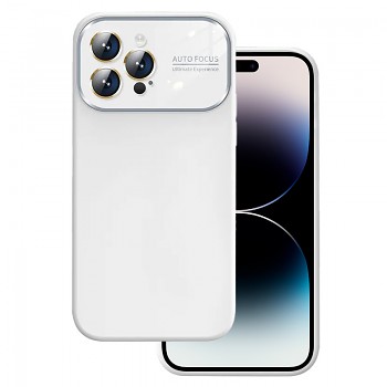 Zadní pouzdro TopQ Soft Lens pro Iphone 15 Pro bílé