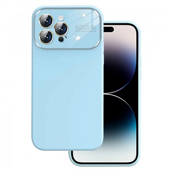 Zadní pouzdro TopQ Soft Lens pro Iphone 15 Pro světle modré