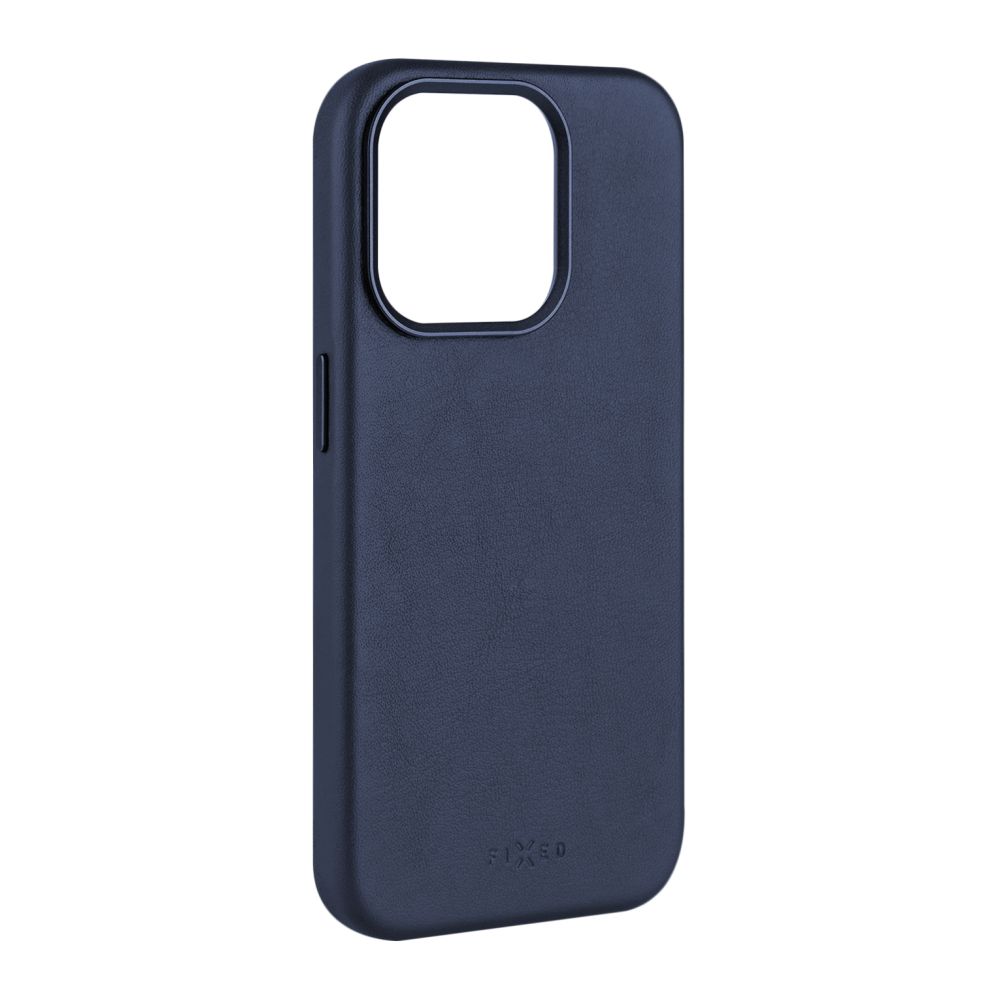 Levně Kožený zadní kryt FIXED MagLeather s podporou MagSafe pro Samsung Galaxy S24 Ultra, modrý