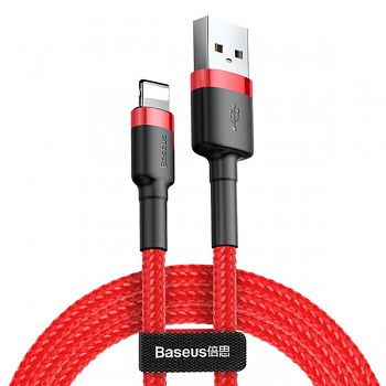Kabel Baseus Cafule - USB na Lightning - 1,5A 2 metry (CALKLF-C09) červený