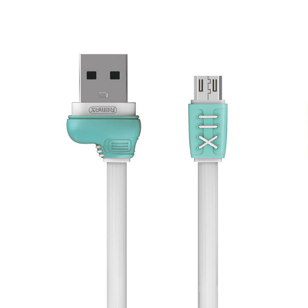 Levně Kabel REMAX Running Shoe RC-112m - USB na Micro USB - 1 metr bílý