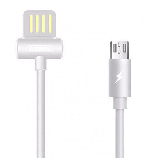 Levně REMAX Kabelový buben RC-082m - USB na Micro USB - bílý
