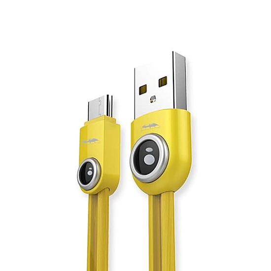 Levně Kabel REMAX Lemen RC-101m - USB na Micro USB - žlutý