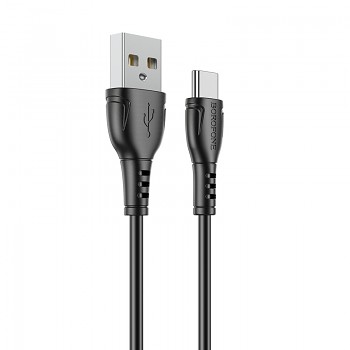 Kabel Borofone BX51 Triumph - USB na typ C - 3A 1 metr černý