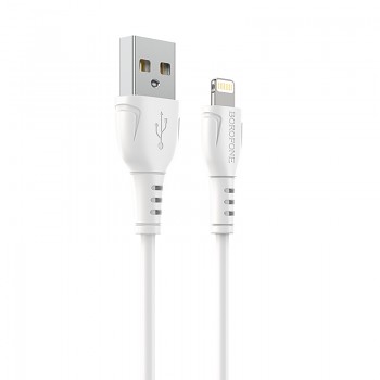 Kabel Borofone BX51 Triumph - USB na Lightning - 2,4A 1 metr bílý