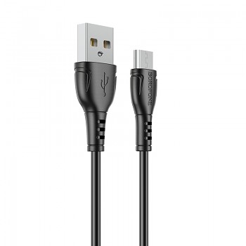 Borofone kabel BX51 Triumph - USB na Micro USB - 2,4A 1 metr černý