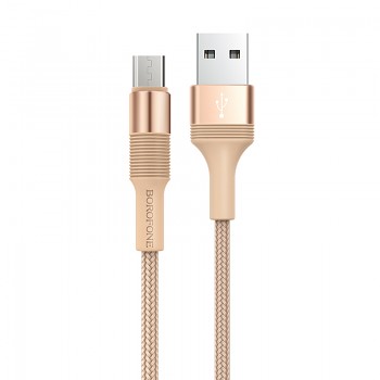 Borofone kabel BX21 Outstanding - USB na Micro USB - 2,4A 1 metr zlatý