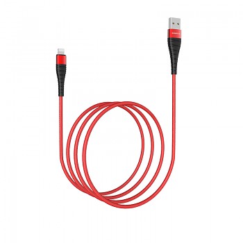 Kabel Borofone BX32 Munificent - USB na Lightning - 2,4A 1 metr červený
