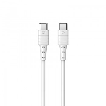 REMAX Kabel Zeron RC-068 - typ C na typ C - 65W 1 metr bílý