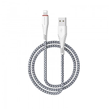 Borofone kabel BX25 Powerful - USB na Lightning - 2,4A 1 metr bílý