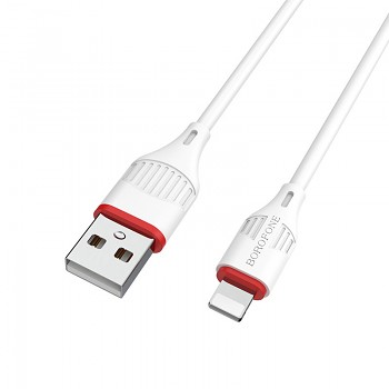 Kabel Borofone BX17 Enjoy - USB na Lightning - 2A 1 metr bílý