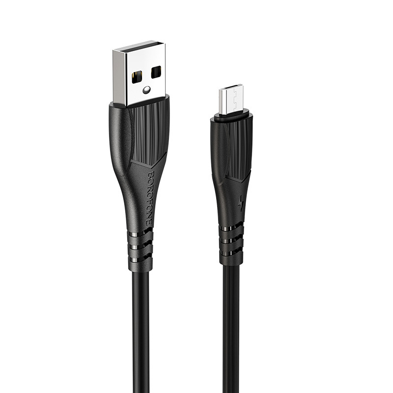 Levně Kabel Borofone BX37 Wieldy - USB na Micro USB - 1 metr černý