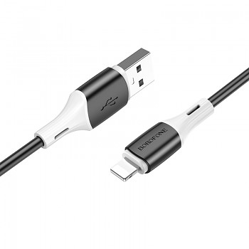 Kabel Borofone BX79 - USB na Lightning - 2,4A 1 metr černý