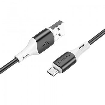 Kabel Borofone BX79 - USB na Micro USB - 2,4A 1 metr černý