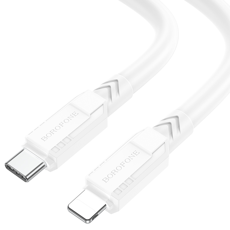 Levně Kabel Borofone BX81 Goodway - Type C to Lightning - PD 20W 1 metr bílý