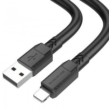 Kabel Borofone BX81 Goodway - USB na Lightning - 2,4A 1 metr černý