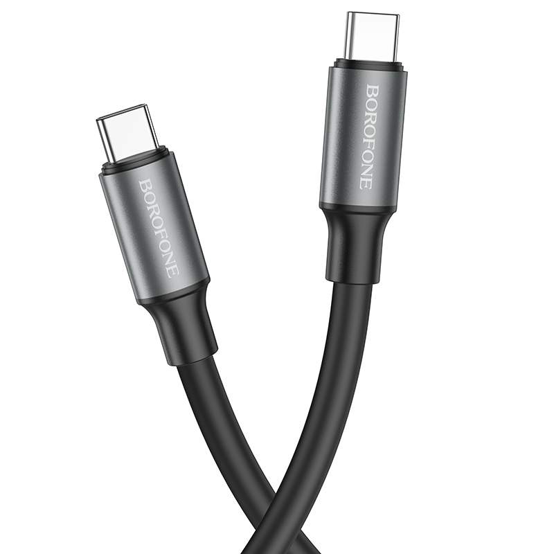 Levně Borofone kabel BX82 Bountiful - typ C - 60W 3A 1 metr černý