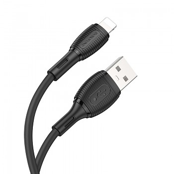 Kabel Borofone BX86 Advantage - USB na Lightning - 2,4A 1 metr černý