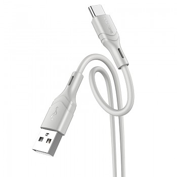 Borofone kabel BX99 Method - USB na typ C - 3A 1 metr šedý