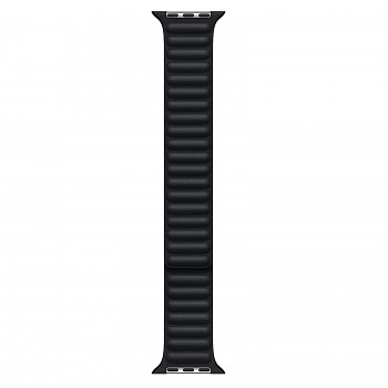 Řemínek ML823AM/A Apple Watch 45mm Leather Band (M/L) Midnight