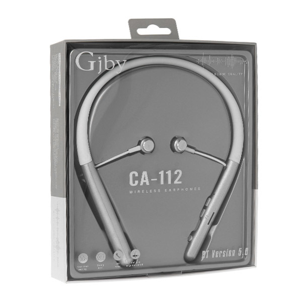 Levně Bluetooth sluchátka GJBY CA-112 bílá