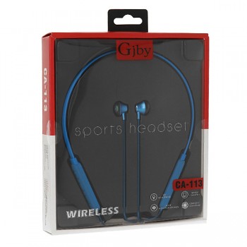 Bluetooth sluchátka GJBY SPORTS CA-113 modrá